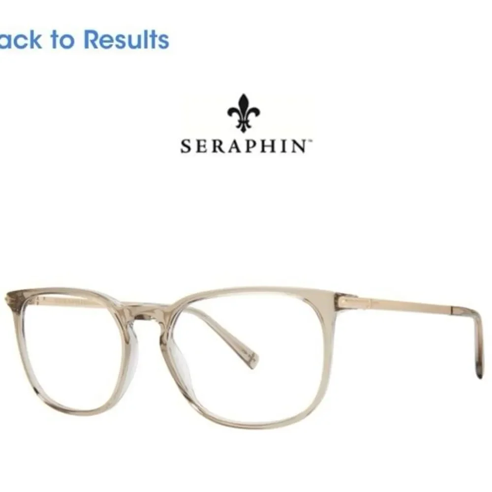 Seraphine Women's Transparent Beige Acetate Eyeglasses
